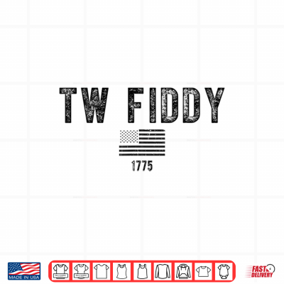 Design Two Fiddy 2 Fiddy 250th Anniversary 4th of July Patriotic Shirt