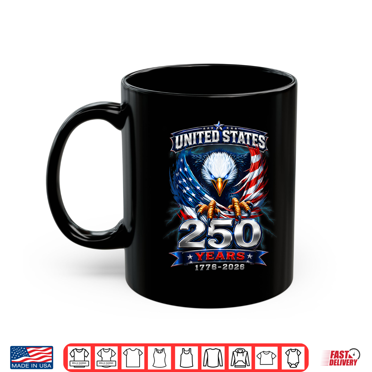 250Th Anniversary Usa 250 Years America 4Th Of July Eagle Shirt 250Th Anniversary Usa 250 Years America 4Th Of July Eagle Shirt