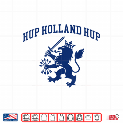 Design Hup Holland Hup Nederland Flag Dutch Lion Netherlands Pride Shirt