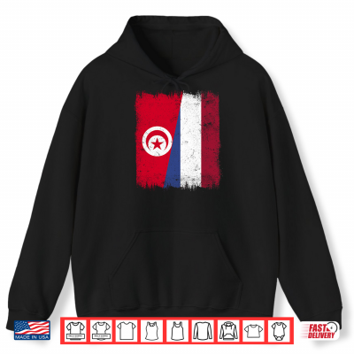 Hoodie Tunisia Netherlands Flag Tunisian Dutch Roots Performance Shirt