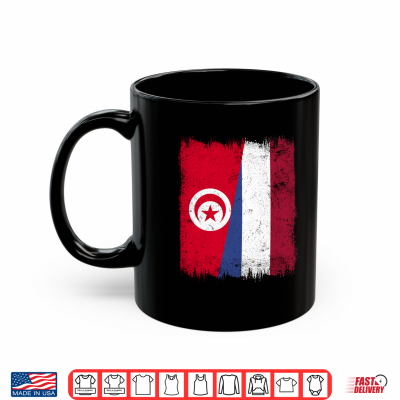 Mug Tunisia Netherlands Flag Tunisian Dutch Roots Performance Shirt