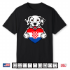 Croatia Dalmatian Dog Heart Flag Graphic Men Women Shirt