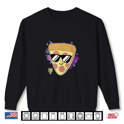 Sweatshirt Disney Pixar Toy Story 5 Pizza with Sunglasses Brush Stroke Shirt