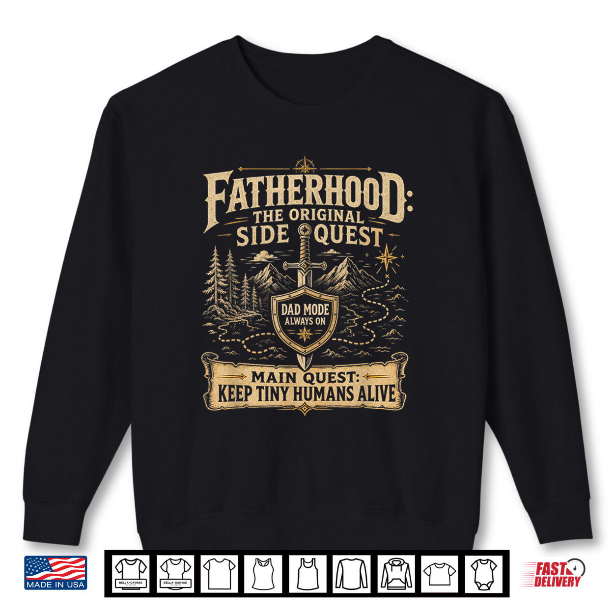 Father Fatherhood The Original Side Quest Dad Mode Shirt Father Fatherhood The Original Side Quest Dad Mode Shirt
