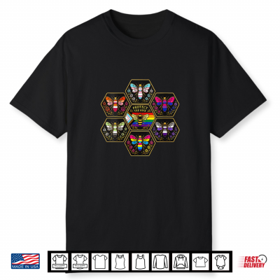 Protect The Hive Lgbtq Bee Bisexual Nature Gay Pride Support Shirt