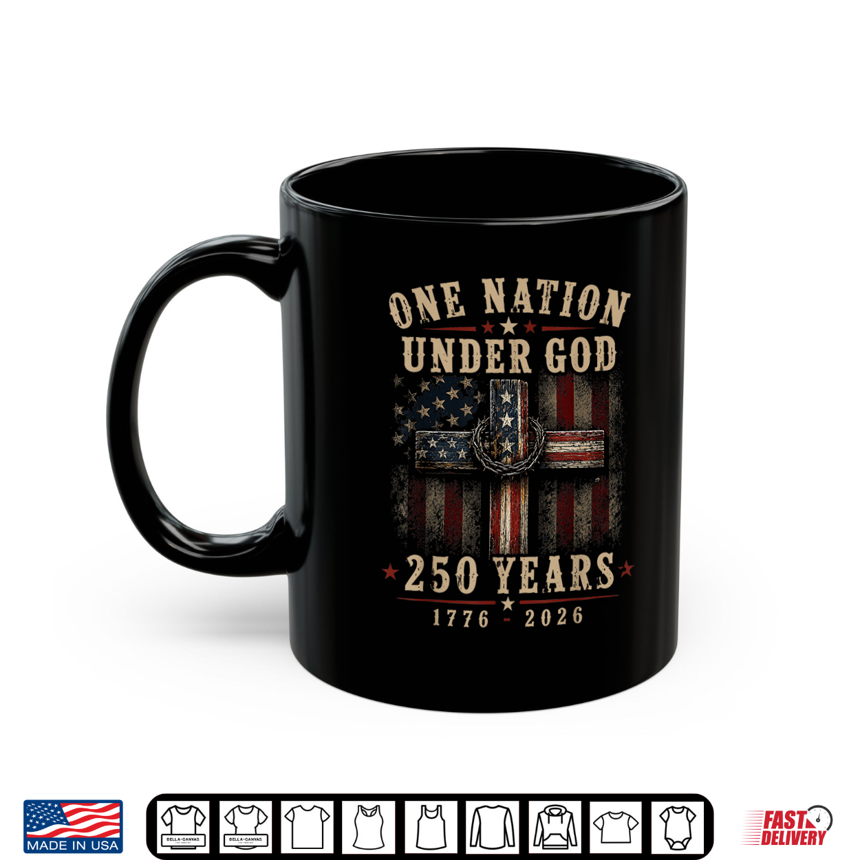 One Nation Under God 250 Years America 250Th Anniversary Usa Shirt One Nation Under God 250 Years America 250Th Anniversary Usa Shirt