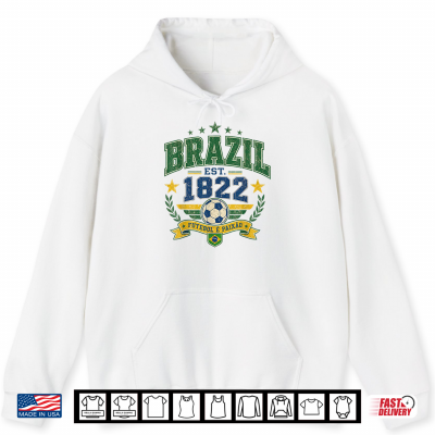 Vintage Retro Faded Brazil Shirt 1 Hoodie Vintage Retro Faded Brazil Shirt