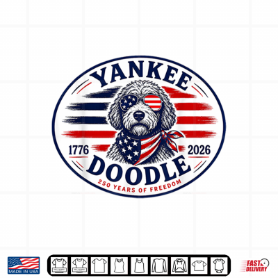 Yankee Doodle Dog 4Th Of July Shirt 4 Design Yankee Doodle Dog 4th of July Shirt