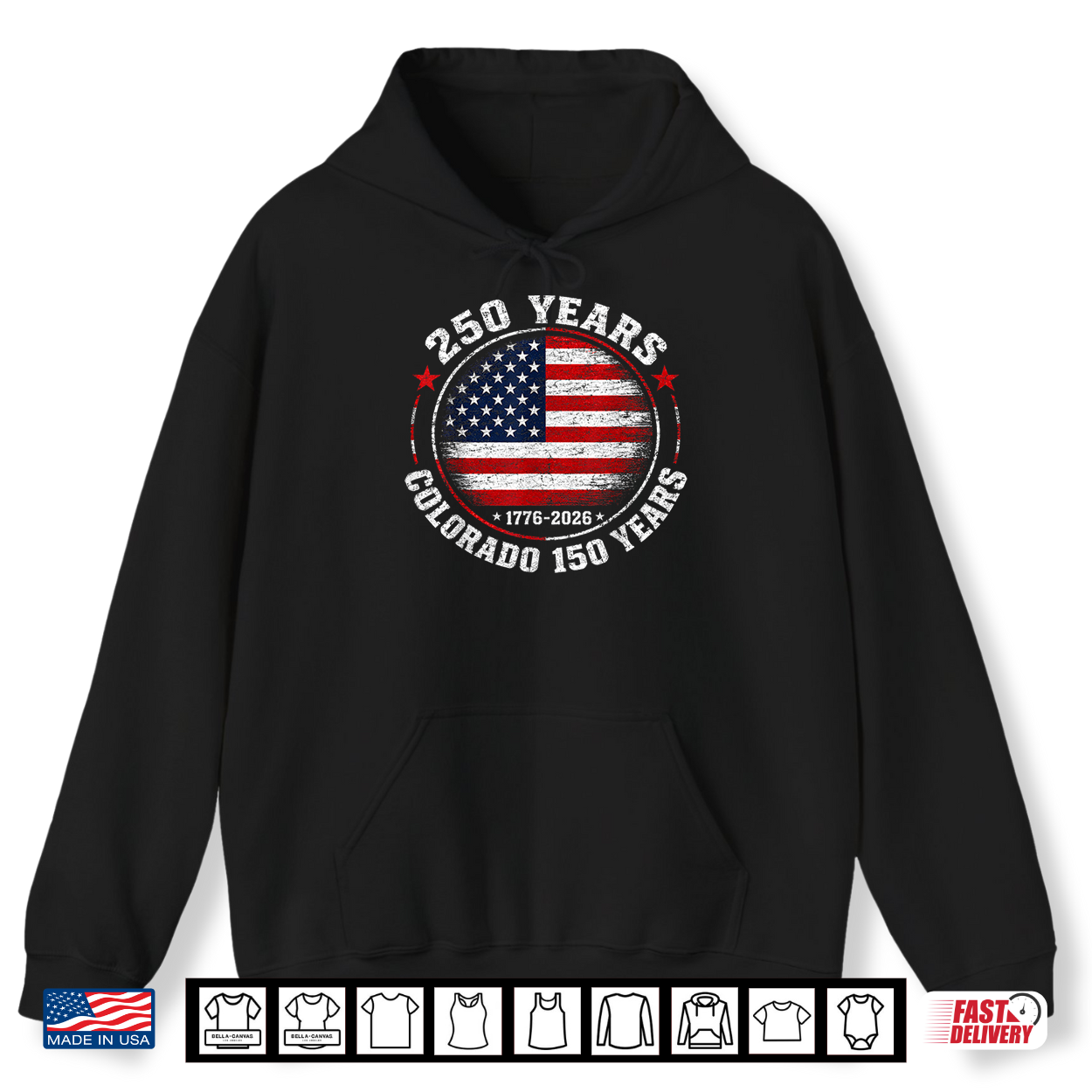 America 250 Colorado 150 Years American Flag 4Th Of July Shirt America 250 Colorado 150 Years American Flag 4Th Of July Shirt