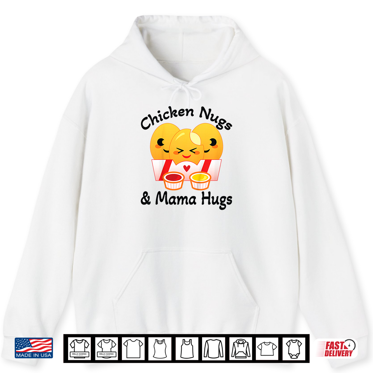 Chicken Nuggets And Mama Hugs Shirt Chicken Nuggets And Mama Hugs Shirt