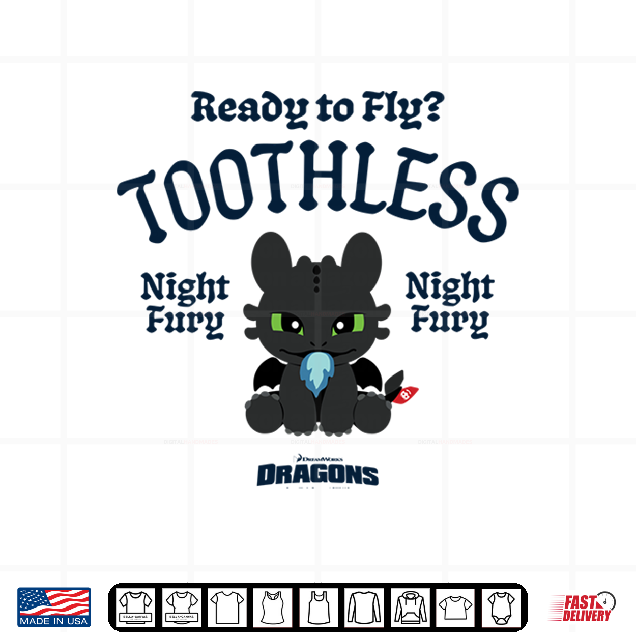 Dreamworks Dragons Toothless Ready To Fly Shirt Dreamworks Dragons Toothless Ready To Fly Shirt