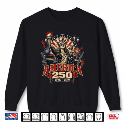 Statue Of Liberty Rocking Patriotic Born To Rock Graphic Shirt 2 Sweatshirt Statue of Liberty Rocking Patriotic Born to Rock Graphic Shirt