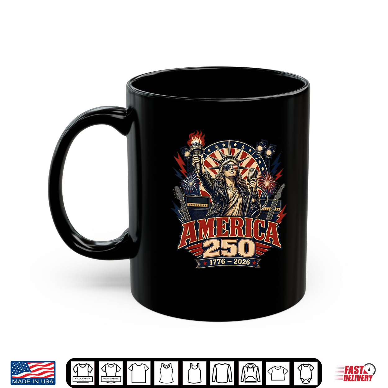 Statue Of Liberty Rocking Patriotic Born To Rock Graphic Shirt Statue Of Liberty Rocking Patriotic Born To Rock Graphic Shirt