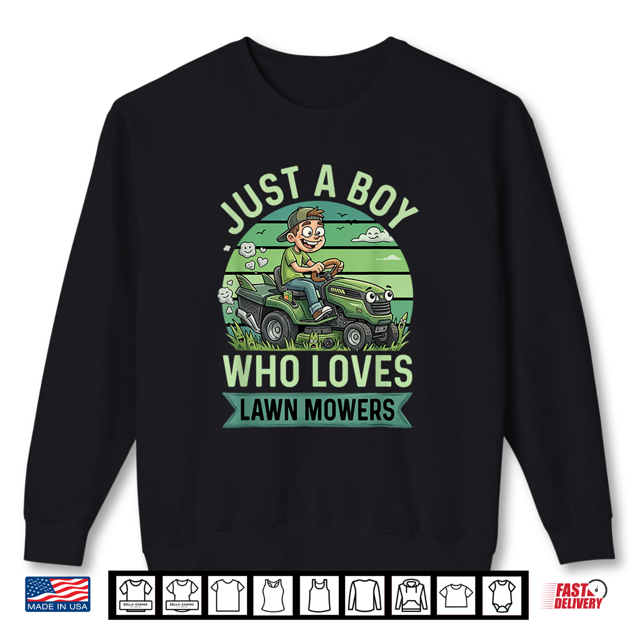 Funny Lawn Mowing Boys Kids Lawn Mower Gardening Shirt Funny Lawn Mowing Boys Kids Lawn Mower Gardening Shirt