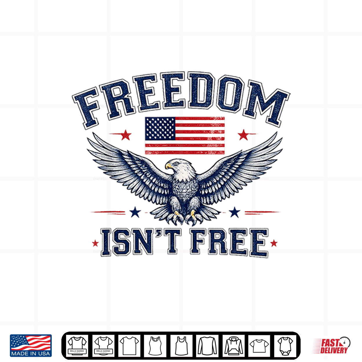 Freedom Isn’T Free Usa Flag Eagle Independence Day July 4Th Shirt Freedom Isn’T Free Usa Flag Eagle Independence Day July 4Th Shirt