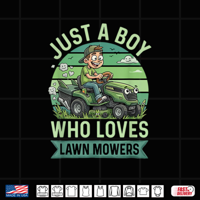 Funny Lawn Mowing Boys Kids Lawn Mower Gardening Shirt 4 Design Funny Lawn Mowing Boys Kids Lawn Mower Gardening Shirt