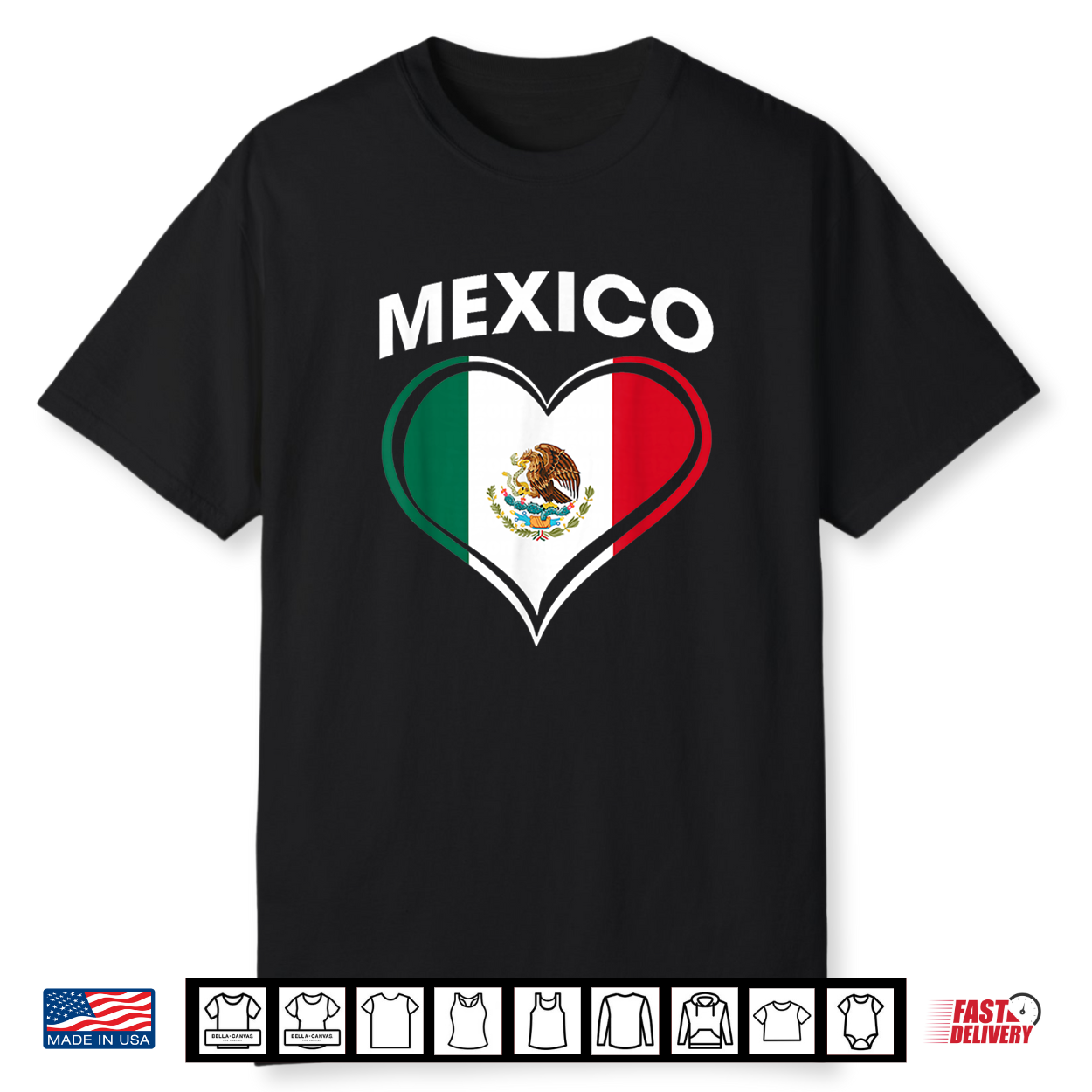 Mexico Mexican Flag Heart Mexican Pride Men Women Kids Shirt Mexico Mexican Flag Heart Mexican Pride Men Women Kids Shirt