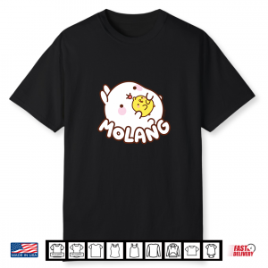 Molang Piu Piu Hug Cute Anime Rabbit Shirt