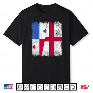 Panama England Flag   Panamanian English Roots Shirt