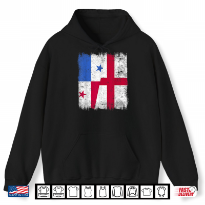 Panama England Flag Panamanian English Roots Shirt 1 Hoodie Panama England Flag Panamanian English Roots Shirt
