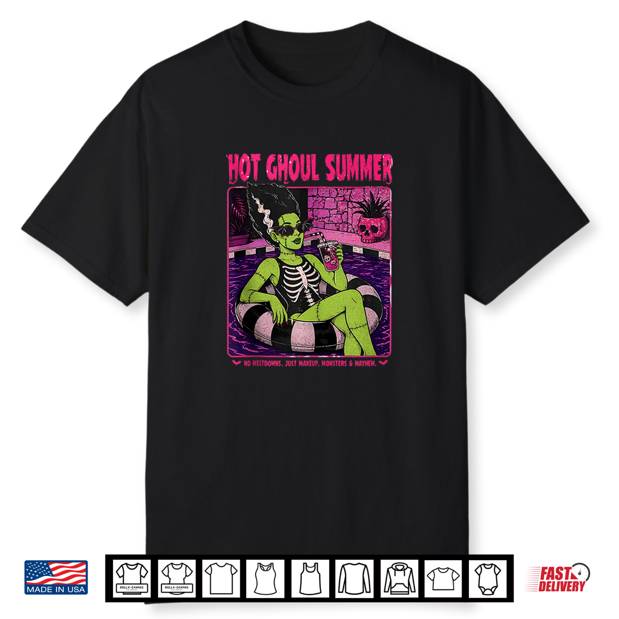 Retro Funny The Bride Frankenstein Monster Hot Ghoul Summer Shirt Retro Funny The Bride Frankenstein Monster Hot Ghoul Summer Shirt