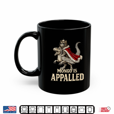 Retro Mongo Is Appalled Princess Cat Riding Dinosaur Shirt 3 Mug Retro Mongo is Appalled Princess Cat Riding Dinosaur Shirt