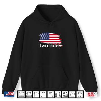 Hoodie Two Fiddy American Flag Funny Patriotic 250 Meme Quote USA Shirt