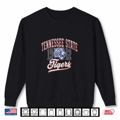 Sweatshirt Tennessee State University TSU Tigers Classic Vintage Script Performance Shirt