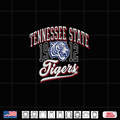 Design Tennessee State University TSU Tigers Classic Vintage Script Performance Shirt