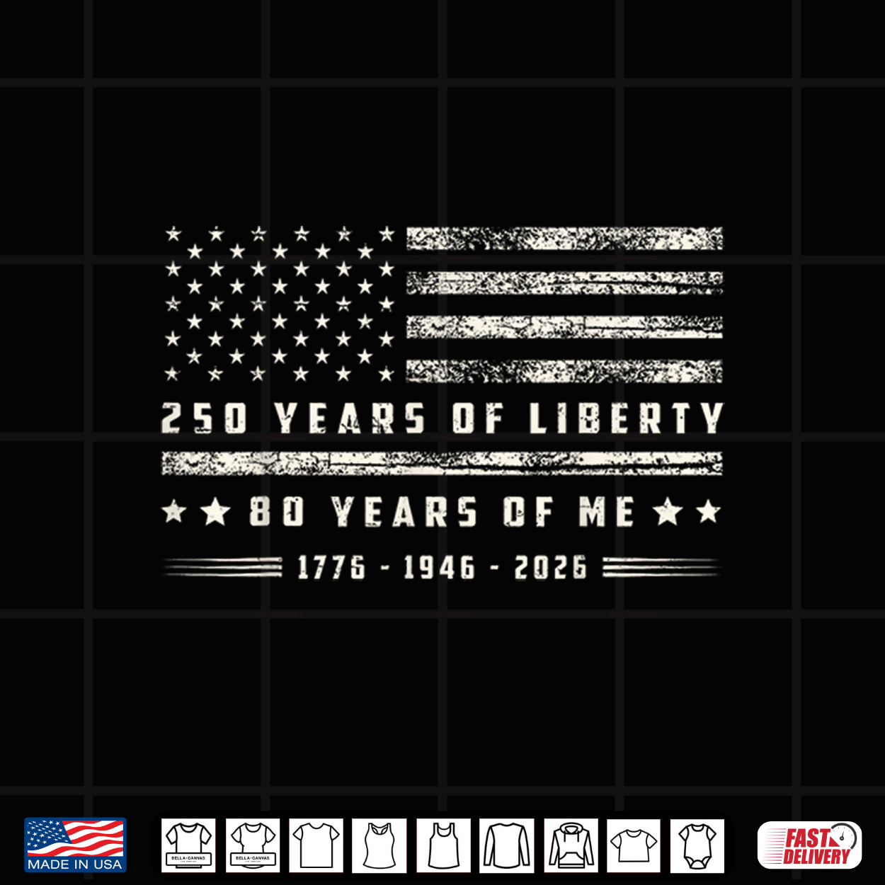 250 Years Of Liberty 80 Years Of Me 1776 1946 2026 Us Flag Shirt 250 Years Of Liberty 80 Years Of Me 1776 1946 2026 Us Flag Shirt