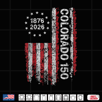 Colorado 150 Years American Flag 4Th Of July America Shirt 4 Design Colorado 150 Years American Flag 4th of July America Shirt