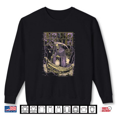 Sweatshirt Liquid Death River Styx Reaper Scene Heavy Metal Water Premium Tri Blend Shirt