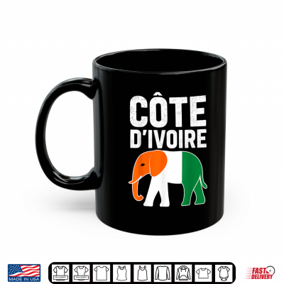 Mug Ivory Coast Ivorians Cote DIvoire Flag Pride Men Women Kids Shirt