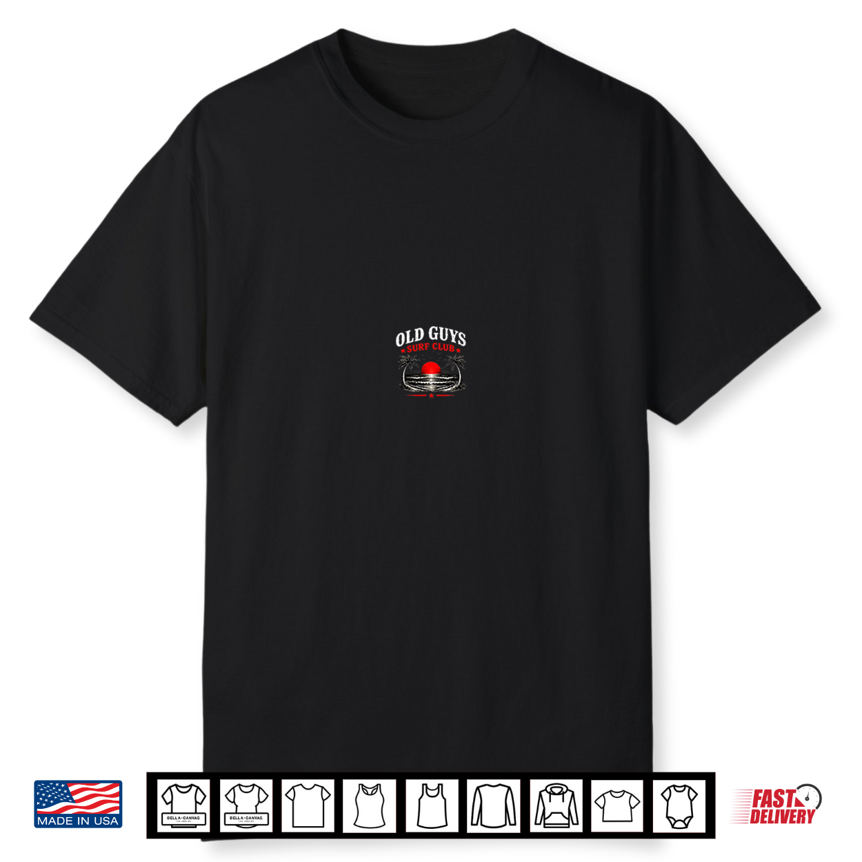 Old Guys Surf Club Too Old To Wipe Out Funny Surfing 2 Sides Shirt Old Guys Surf Club Too Old To Wipe Out Funny Surfing 2 Sides Shirt