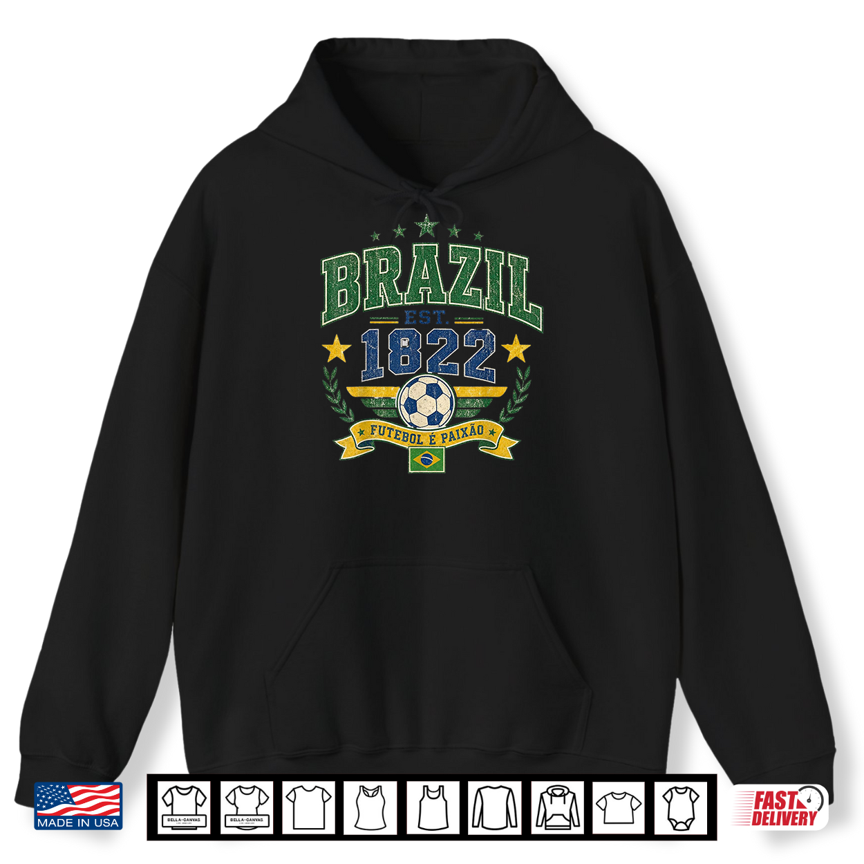 Vintage Retro Faded Brazil Brasilian Men Women Kids Tee Shirt Vintage Retro Faded Brazil Brasilian Men Women Kids Tee Shirt