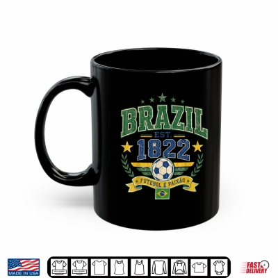 Vintage Retro Faded Brazil Brasilian Men Women Kids Tee Shirt 3 Mug Vintage Retro Faded Brazil Brasilian Men Women Kids Tee Shirt