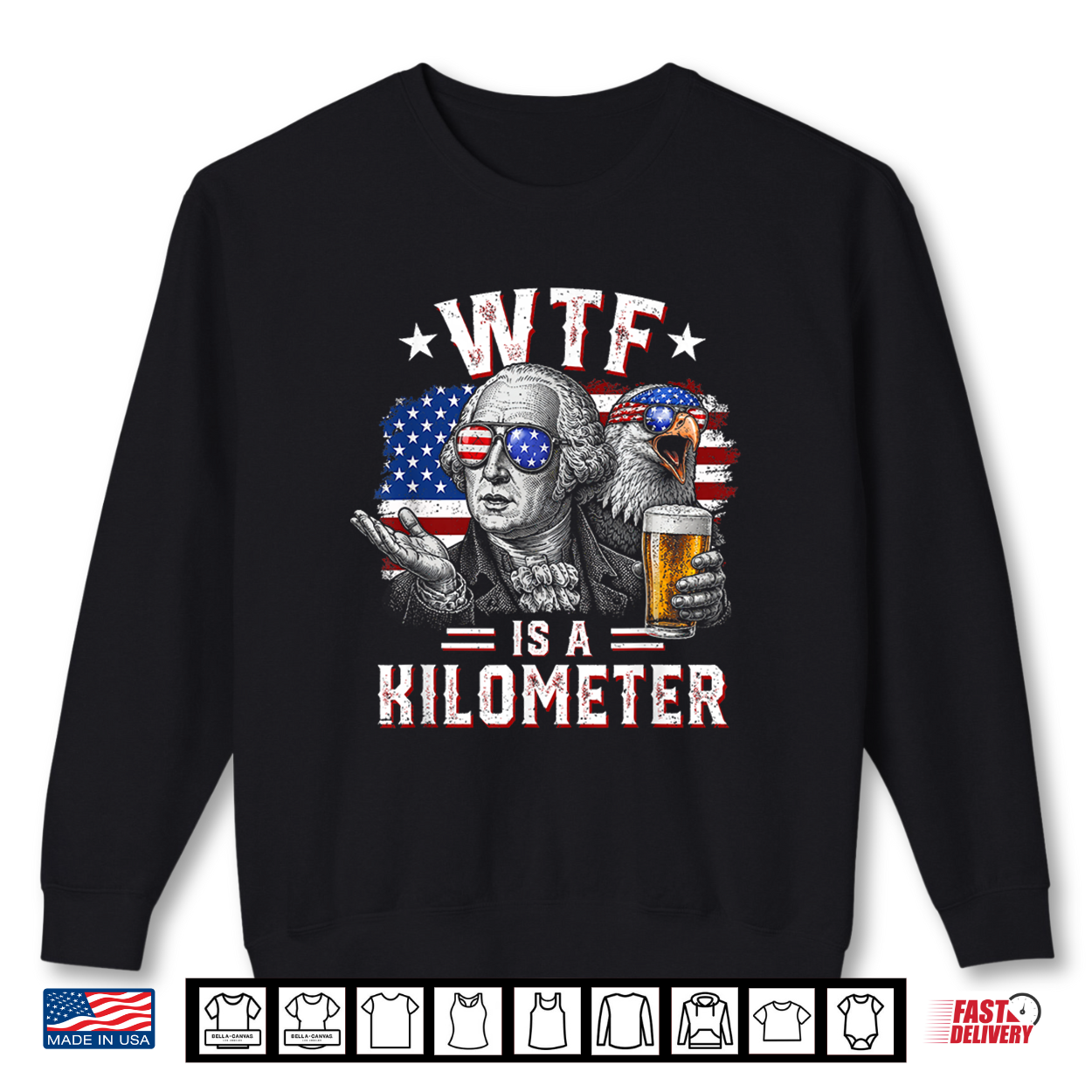 Wtf Is A Kilometer Funny 4Th Of July Usa Founding Father Shirt Wtf Is A Kilometer Funny 4Th Of July Usa Founding Father Shirt