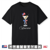 Cute 4Th Of July Usa American Flag Martini Cocktail Shirt