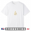 Golden Sailboat Harmony Art Premium Tri Blend Shirt