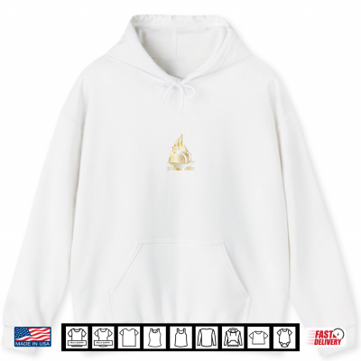 Hoodie Golden Sailboat Harmony Art Premium Tri Blend Shirt