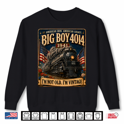 Sweatshirt Big Boy 4014 Im Not Old. Im Vintage Gifts for Men Boys Shirt