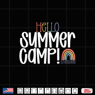 Design Hello Summer Camp Shirt