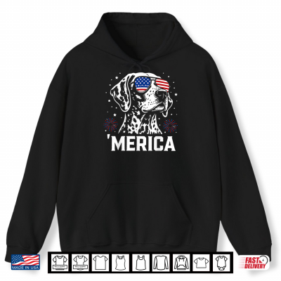 Merica Patriotic German Shorthaired Pointer 4Th Of July Shirt 1 Hoodie Merica Patriotic German Shorthaired Pointer 4th of July Shirt