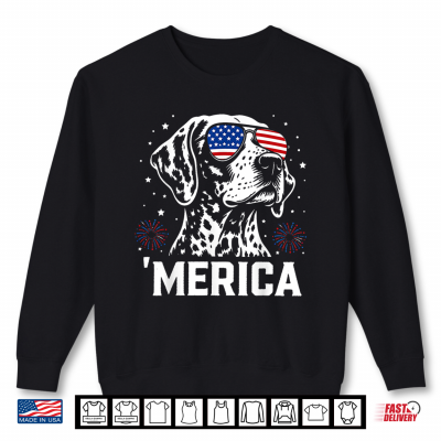 Merica Patriotic German Shorthaired Pointer 4Th Of July Shirt 2 Sweatshirt Merica Patriotic German Shorthaired Pointer 4th of July Shirt