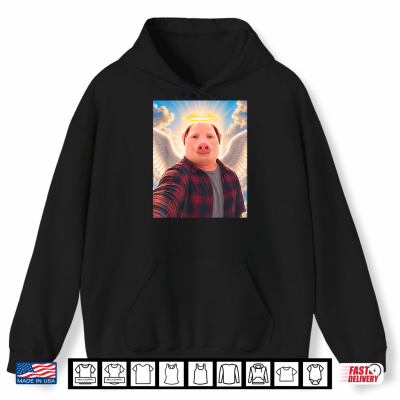 Hoodie Angel John Pork Funny is Calling Phone tee Shirt Brainrot Shirt