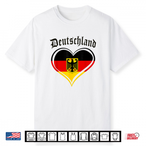 Deutschland Flag Eagle German Flag Heritage Pride Men Women Shirt