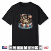 Funny Racoon 4Th Of July Merica Patriotic Bourbon Lover Shirt