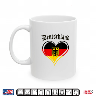 Mug Deutschland Flag Eagle German Flag Heritage Pride Men Women Shirt