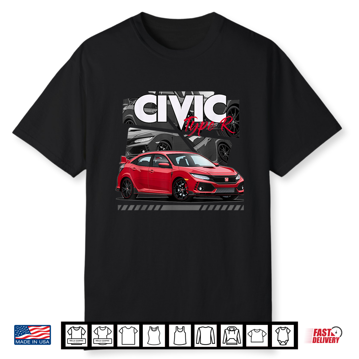 Civic Fk8 Type R Classic Jdm Cars Shirt Civic Fk8 Type R Classic Jdm Cars Shirt