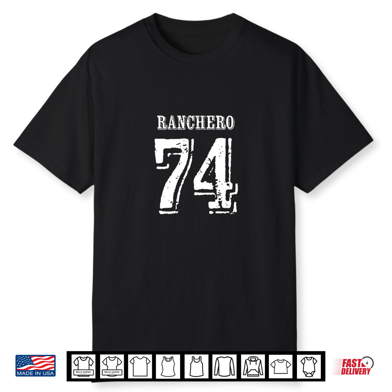 Jersey Style Ranchero 74 Spanish Rancher Cowboy Shirt Jersey Style Ranchero 74 Spanish Rancher Cowboy Shirt